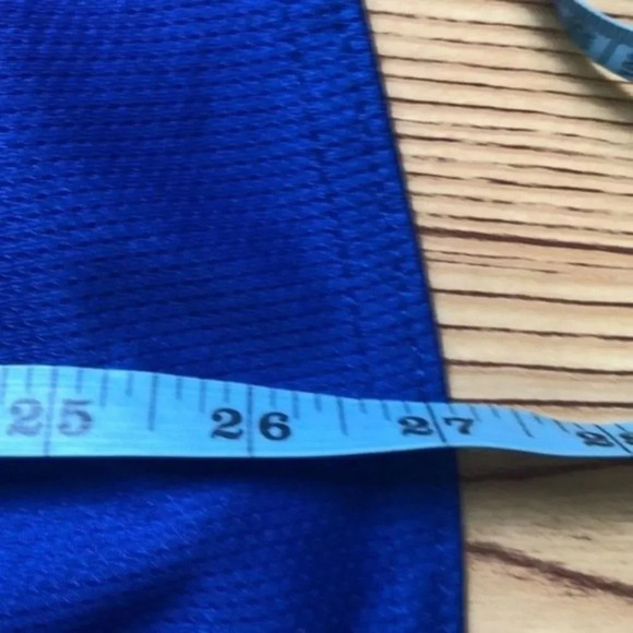 Royal Blue 2 Button Baseball Jersey Sport Athletic T-Shirt - Picture 10 of 12